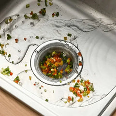 1Pc Stainless Steel Kitchen Sink Filter, Garbage Food Residue/Hair Catcher, Keep Your Bathtub Kitchen Tools, Kitchen Cleaning