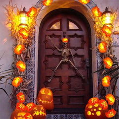 Halloween Decorations Diwali Garland String Lights Mexican Marigold Artificial Flowers Day Of The Dead Christmas Decorations