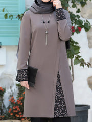 Muslim Women Long Tops Islamic Sets Women Muslim Pants Ramadan Prayer Clothes 2 Piece Islamic Attire Abaya Dubai Robe