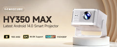 Magcubic 900ANSI Android 14 Projector Auto Focus Support 8K Native 1080P With Wifi6 BT5.4 16G Allwinner H726 Portable HY350Max