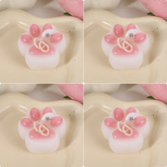 1pc/4pc Cat Paw Design Scented Candle ,For Birthday, Valentine's Day, Diy Home Decoration, party decoration, wedding souvenirs