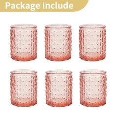 6/12Pcs Blue Votive Candle Holders Glass Candlestick for Party Decoration Tea Lights Candle Holders for Wedding Home Table Decor