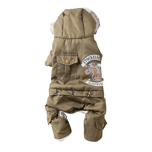 Winter Pet Dog Jumpsuit Warm Dog Clothes for Small Dogs Chihuahua Jacket Costumes Shih Tzu Coat Outfits
