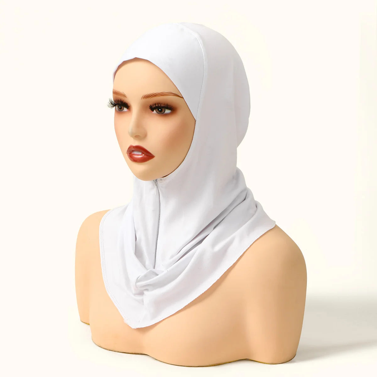 Milk Silk Modal Instant Muslim Hijab Inner Cap With zipper Underscarf Hijab Women Islam Turban Headband Ramadan Headscarf Cap