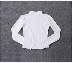 Women Sport Jacket Long Sleeve Shirt Workout Coat