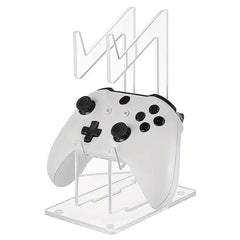 1/2PCS Clear 2 Layer PS5 PS4 Controller Stand With Headphone Holder Game Accessories Organizer Storage Rack For 1/2 Controllers
