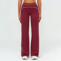 High Waist Yoga Flared Pants Hip Lifting Fitness Trousers Exercise Elastic Bell Bottom Pants Female Casual Outdoor Yoga Pants