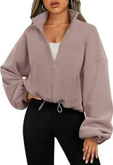 Women’s Polar Fleece Zip Hoodie Jacket