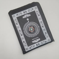 Lightweight Travel Prayer Mats Compass Pattern Muslim Prayer Mats Pilgrim Ramadan Gift Muslim Waterproof Polyester Prayer Rugs