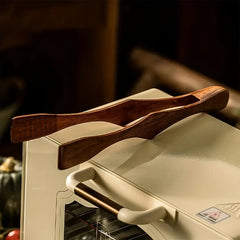 Wooden Tongs High-Temperature Resistant Tea Bag Clips Steak Fruit Bread Cooking Tool Handling BBQ Toaster Bacon Sugar Ice Tong