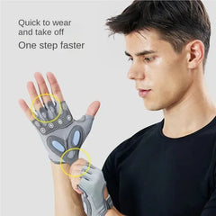 1 Pair Slip-Resistant Fitness Gloves – Weightlifting & Gym Training