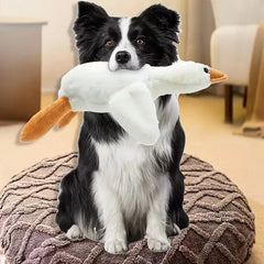 Large Plush White Duck Dog Toys Realistic Goose Design Dolls Suitable for Dogs Chew and Play Best Pet Supplies Pet Shop