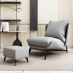 Upholstered Single Corner Sofa Lounge Leisure Armless Lazy Chair Comfy Accent Chair for Living Room Bedroom Reading Room Recliner-Living Room Furniture