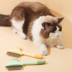 Pet Cat Comb Cat and Dog Hair Removal Brush Cleaning Hair Cleaner Beauty Cleaning Supplies Cat and Dog Universal Pet Supplies