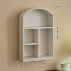 Desktop Storage Cabinet Wall Mount Vintage Style Cosmetic Organizer Display Shelf for Kitchen Dresser Home Living Room Bedroom Kitchen & Dining Furniture Kitchen Display Cabinets