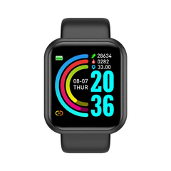D13 Smart Watch Men Women 116 Plus Sports Mode Running Track Fitness Smart Band Message Reminder Smart Bracelet For Android IOS