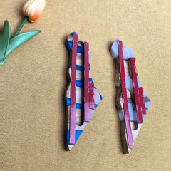 Israel Map Mezuzah Case Epoxy Resin With Olive Wood Mezuzah case Judaism Mezuzah Holy Shema Blessing Hebrew Jew Home Decorations