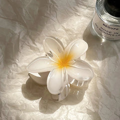 Bohemian Floral Hair Claw Clip – Hawaiian Beach Style