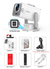 ThundeaL Full HD Projector TD80 Pro 1080P 2K 4K TD80Pro TD80W Upgrade WIFI Android Mini Beam Projector 3D LED Video Home Theater