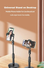 360° Rotatable Weighted Anti -Slip Base Desktop Desk Lazy Foldable Adjustable Flexible Arm Universal Holder For iPhone Samsung