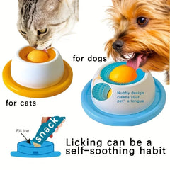 Lick Toys For Dogs Interactive Dog Toys Slow Feeder Food Dispenser For Puppy Training Enrichment Cat Feeding Crate Accessory Pet Shop