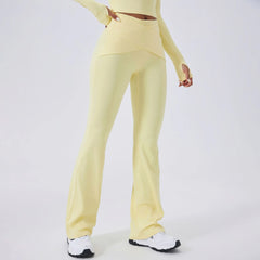 Cloud Hide SEXY Sports Leggings Plus Size Long Yoga Pants XL Women Gym Fitness Running Flared Trousers High Waist Workout Tights