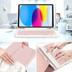 For iPad Backlight Keyboard Case For iPad 10.2 9 8 7th Gen iPad 10th Air 3 10.5 Pro Air 4th 5th 10.9 Pro 11 12.9 9.7 5 6th Cover
