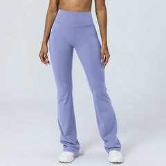 Cloud Hide Leisure Blue Sports Pants Women Home Workout Long Yoga Trousers Gym Fitness Leggings Running High Waist Street Tights