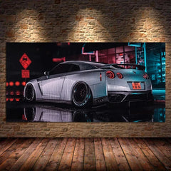 Modern Car Canvas Wall Art Poster – Living Room & Bedroom Decor