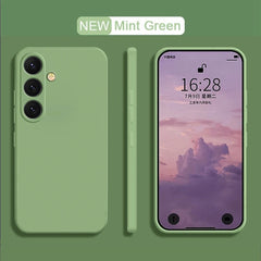 Delicate Liquid Silicone Camera Lens Protector Cases For S23 S24 S25 FE For Samsung Galaxy S23 S24 S25 S26 UItra Plus soft Cover