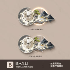 Modern LED Wall Clock – Luxury Home Decor Wall Decor