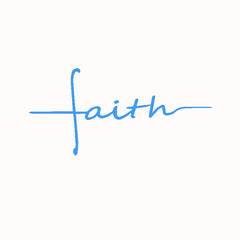 Faith Cross Decal Christian Religious Vinyl Sticker Car Window Decor ,  Women's Christian Laptop Decals for Apple MacBook Decor