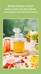 Portable Juicer, 33oz. Vessel, USB-C Rechargeable, Easy To Clean, Suitable For Juicing Fruits And Vegetable,