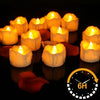 Flameless Flickering LED Tea Lights with Timer 6 Hours On & 18 Hours Off in 24Hours Cycle Automatically LED Votive Candles Light - United States / B