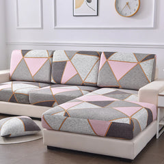 new floral printed stretch sofa seat cushion cover backrest cover protector for couch sofa cover L shape chaselong slipcovers