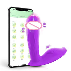 Penetration Vagina Vibrator Female Clitoris Stimulator Dildo Vibrator Sex Toy Wearable Panties Vibrator Adult Sex Toys for Women