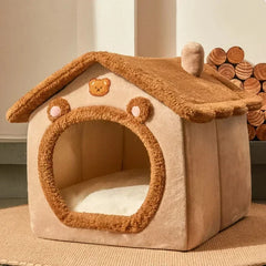 winterFolding houses for small and medium sized dogs and cats, mattresses, pet products, puppy baskets, winter kennels Pet Shop