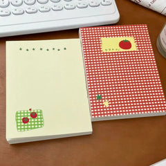 Lovely Tomato Notebook Thick Notepads with 78-96 Page Unlined Journal for Writing Drawing Sketching Journaling Mind Map