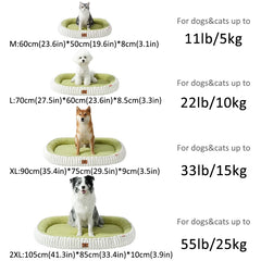 Winter Orthopedic Dog Bed for Dogs Breeds,Egg Crate Foam Dog Sofa Beds,Pet Couch Bed with Four Sided Bolster,Non-Slip Bottom Pet Shop