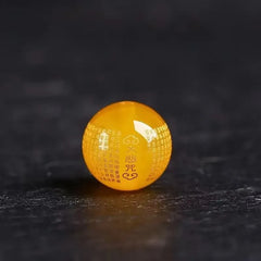 4A Red Black Agate Gilding Great Compassion Mantra Loose Beads Round Spacer Bracelet DIY Buddhist Wenwan Xingyue