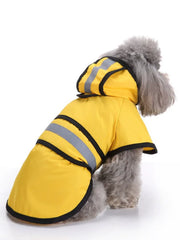 Keep Your Pet Dry And Comfortable - Adjustable Waterproof & Windproof Dog Raincoat!