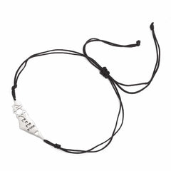 Dreamtimes Israel Mid-east Map Star of David Jewish Bracelet Hexagram Adjustable Rope Chain Women Bangle Stainless Steel Jewelry