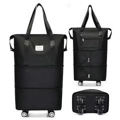 Large Capacity Universal Wheel Travel Bag Portable Handheld Luggage Bag with Roller Storage Fitness Bag 2024 New Model