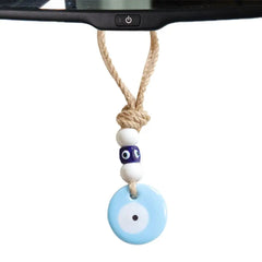Devil Blue Eyes Car Pendant Turkish Blue Evil Eye Pendant Rear View Car Ornament Evil Eye Charm Car Decor Evil Eye Car Ornament