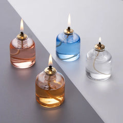 Wedding Decoration Handcraft Glass Candle Holder Friend Gift Candle Holder Creative Glass Oil Lamp