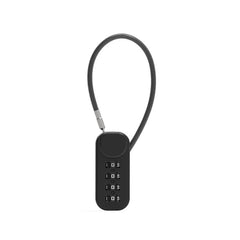 Zinc Alloy 4 Digit Password Lock Portable Anti-Theft Wire Rope Dormitory Cabinet Lock Padlock Luggage Combination Lock Home