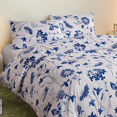 Bohemian Elegance Brushed Polyester Duvet Cover Set with Pillowcases - Comfort, Vibrant Prints, Twin/Full/King/Queen Size