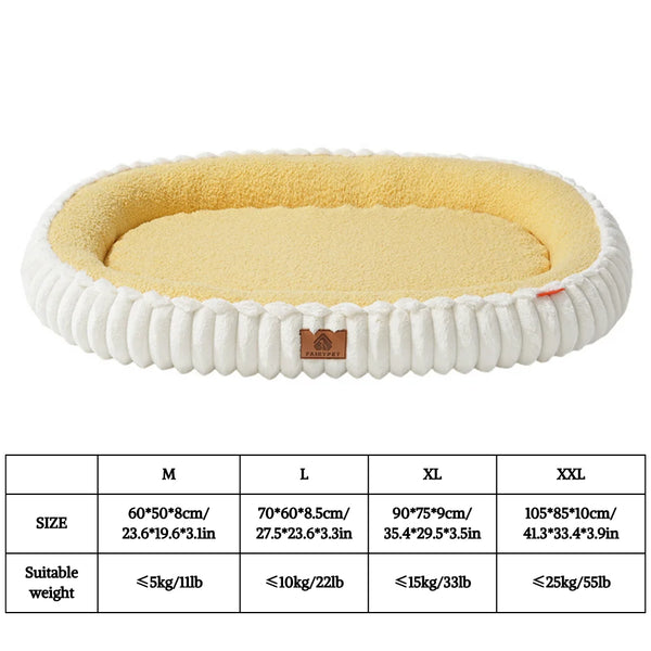 Winter Orthopedic Dog Bed for Dogs Breeds,Egg Crate Foam Dog Sofa Beds,Pet Couch Bed with Four Sided Bolster,Non-Slip Bottom Pet Shop