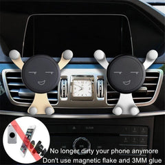 Gravity Car Phone Holder Air Vent Clip Mount Smartphone Stand GPS Support For iPhone Huawei Samsung Xiaomi Universal Car Holder