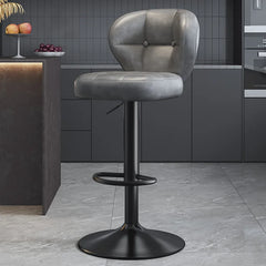Commercial high platform chair, high footstool chair, adjustable height, rotatable, bar counter chair, front desk cashier stool Kitchen & Dining Furniture